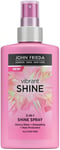 John Frieda Vibrant Shine 3-In-1 Shine Spray 150 Ml, Weightless Glossing Spray w