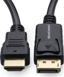 MicroConnect DisplayPort 1.2 HDMI-kabel | 10 m