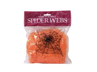 EUROPALMS Halloween spider web orange 20g, Europalms Halloween spindelnät apelsin 20g UV-aktiva