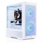 AWD-IT FROST Ryzen 5 5500 6 Core NVIDIA RTX 4060 8GB White Desktop PC for Gaming