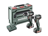 Metabo Combo Set 2.7.3 12 V BL 685228000 Batteriborrmaskin, batteridriven slagborrmaskin 12 V 2 Ah litium