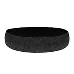 Sebasti Anti-slip large, medium and small resistance elastic band ring fitness female hip ring pull belt ring squat resistance band buttocks ring (Black, L-86CM)