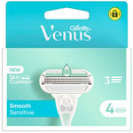 Accessoires corps Gillette  Chargeur Venus Smooth Sensitive 4 Pièces Détachées