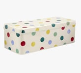 Emma Bridgewater Cream Polka Dot Long Rectangular Tin Kitchen Storage Container