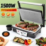 180° Fold-Out Health Grill Panini Press Machine Electric Sandwich Toaster Maker