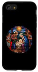 Coque pour iPhone SE (2020) / 7 / 8 True Story Crèche de Noël Jésus Chrétien Hommes Femmes Enfants