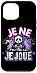 Coque pour iPhone 12 Pro Max Panda Drôle Jeux Video Geek Gaming Gamer Panda