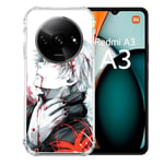 Cokitec Coque Renforcée pour Xiaomi Redmi A3 Manga Tokyo Ghoul Kaneki Blanc