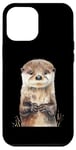 Coque pour iPhone 12 Pro Max Aquarelle Otter Baby