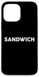 Coque pour iPhone 13 Pro Max T-shirt « Shirt That Says Sandwich » Simple City