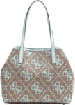 Guess Hwoq6995290 Vikky Large Tote Handbag Womens Bags In Brown