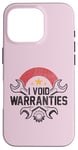 Coque pour iPhone 16 Pro I Void Warranties Funny Sarcastic Mechanic Engine Meme