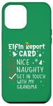 Coque pour iPhone 12 Pro Max Grandma and Granddaughter Christmas Nice Naughty Xmas List