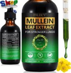 Mullein  Drops  for  Lungs  60ML  Mullein  Leaf  Extract &  Chlorophyll  Drops