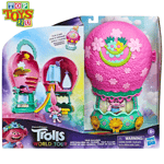 Trolls Tour Balloon Toy Playset with Poppy Doll - Storage & Handle for On-the-Go