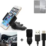 For Asus Zenfone 11 Ultra + CHARGER Mount holder for Car radio cd bracket