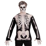 WIDMANN MILANO PARTY FASHION - Costume Squelette, T-shirt, Costumes de carnaval, Halloween