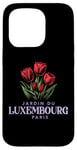 Coque pour iPhone 15 Pro Luxembourg Garden Paris France Tulipes