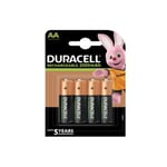 Laddningsbara Batterier DURACELL HR06-P AA NiMh 2500 mAh (4 pcs)