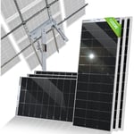 1200W Support de panneau solaire Système de suivi solaire à deux axes avec tracker solaire avec panneau solaire 6 x 195W - Eco-worthy