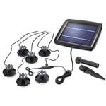 Kit éclairage solaire de bassin Super Splash (6 spots) - ESOTEC - Blanc - 220 x 165 x 36 mm - IP68