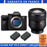 Sony A7R V + FE 85mm f/1.4 GM + 2 Sony NP-FZ100 + Guide PDF MCZ DIRECT '20 TECHNIQUES POUR RÉUSSIR VOS PHOTOS