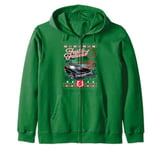 Fast & Furious Ugly Christmas Sweater Car Logo Zip Hoodie