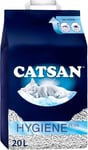 CATSAN Hygiene Plus Non Clumping Adult Cat and Kitten Litter 20L-100% Natural an