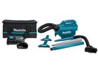 Makita Dcl184rf, Tørr, Støv Pose, 0,5 L, Sort, Blå