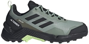 adidas Men's Eastrail 2.0 RAIN.RDY Hiking Shoes Sneaker, Silver Green/core Black/Green Spark, 6 UK