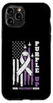 Coque pour iPhone 11 Pro Purple Up For Military Kids Drapeau américain US