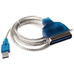 Adaptateur USB pour IEEE 1284 PC (connecter votre ancienne imprimante parallèle à un port USB) Nouveau câble adaptateur d'imprimante