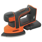 Black & Decker 18V Cordless Mouse Detail Sander Orange/Black - BDCDS18-GB