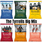 The Tyrrells BIG Mix | 60 Bags of 40g Tyrrells Crisps 6 Flavours