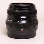 Fujifilm Used XF 35mm f2 R WR Standard Prime Lens Black