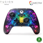 PowerA FUSION Pro Wireless Controller for Xbox Series X|S with Lumectra, RGB lighting, hidden design, adjustable height thumbsticks, Hall Effect modules,