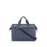 Reisenthel MO4113 ALLROUNDER S POCKET HERRINGBONE DARK BLUE Gym Bag Femme HERRINGBONE DARK BLUE Taille Unica