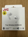 (J) JVC HA-B5T True Wireless Earbuds, 12 hrs battery, Bluetooth, white New