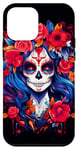 Coque pour iPhone 12 mini Dia De Los Muertos Masque La Catrina