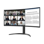 LG UltraWide 34WR55QK-B - LED-skärm - böjd - 34" - HDR