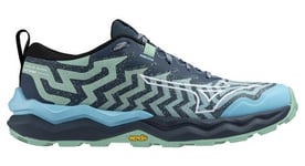 Chaussures trail mizuno wave daichi 8 bleu femme