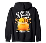 Bee the Honey Save the Bees Beekeeper Zip Hoodie