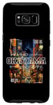 Coque pour Galaxy S8 Okayama City Retro Japan Esthétique Streets of Okayama