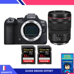 Canon EOS R6 Mark II + RF 24-105mm f/4 L IS USM + 2 SanDisk 32GB Extreme PRO UHS-II SDXC 300 MB/s + Ebook ""Devenez Un Super Photographe"" - Appareil Photo Canon