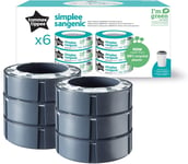 Tommee Tippee Simplee Sangenic Nappy Bin Refills, Sustainably Sourced Antibacter