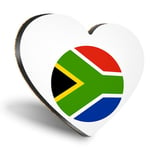 Heart MDF Coasters - South Africa Pretoria Flag  #9121