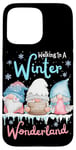 iPhone 15 Pro Max Walking In A Winter Wonderland Three Gnome Funny Christmas Case