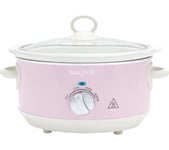 SALTER Retro EK6249PNK Slow Cooker - Pink, Pink