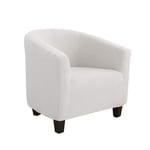 Tub chair covers stretch club chair covers armchair slipcover removable washable covers for tub chairs club chair White