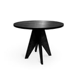 Friends & Founders - Pose Table Round 160 Black Oak - Spisebord - Ida Linea Hildebrand - Svart - Tre